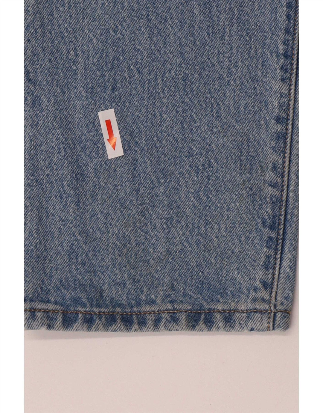 Levi's Damen 501 Straight Jeans W25 L30 Blaue Baumwolle