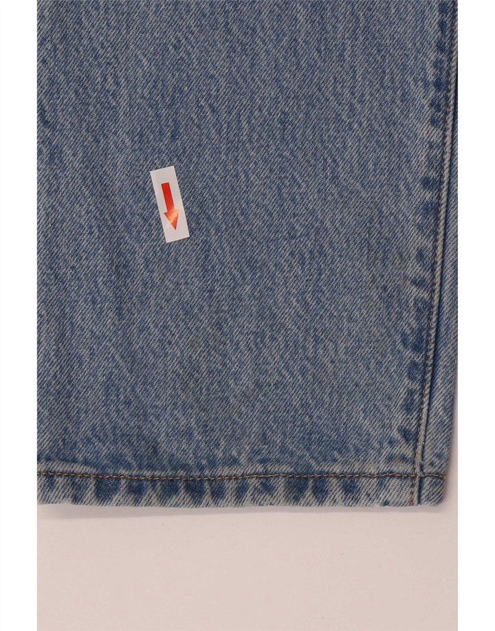 Levi's Damen 501 Straight Jeans W25 L30 Blaue Baumwolle