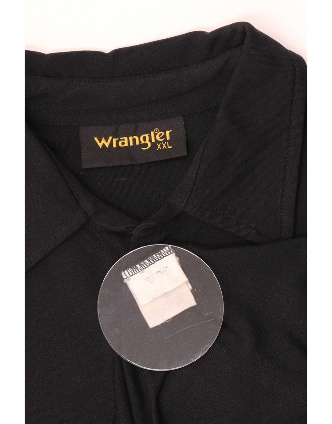 Wrangler Herren Kurzarmhemd 2XL Schwarz Polyamid