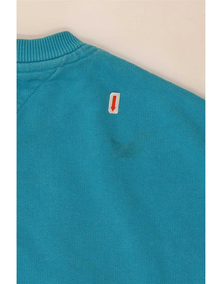 Tommy Hilfiger Herren-Sweatshirt mit Grafik, klein, blau, Baumwolle