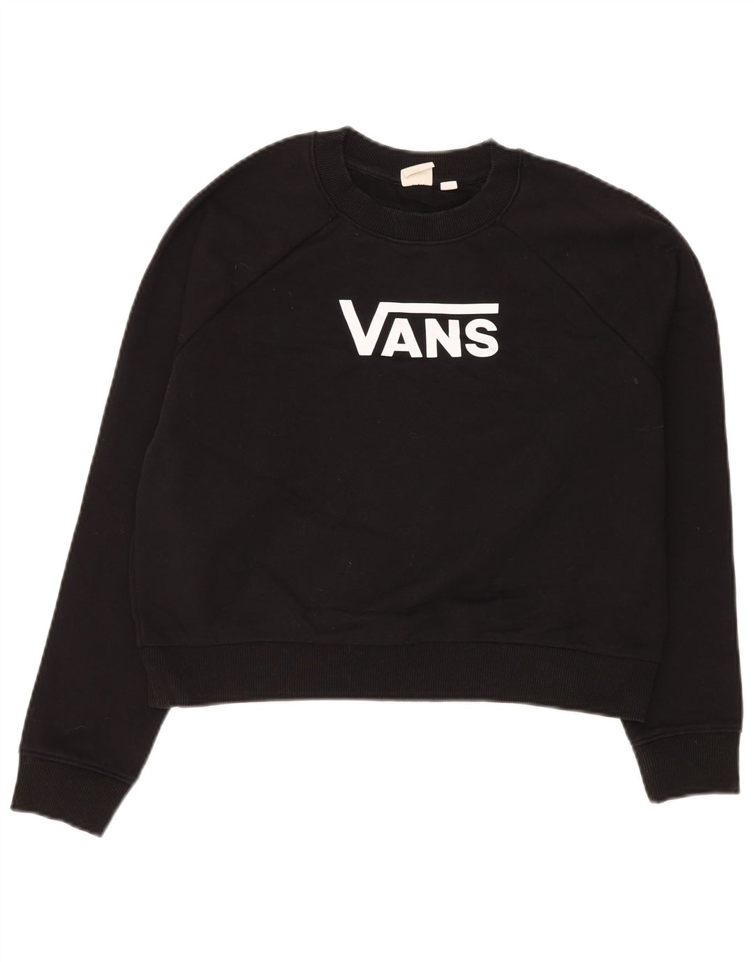 VANS Damen-Sweatshirt, übergroß, Crop Graphic, Gr. 10, Größe S, Schwarz