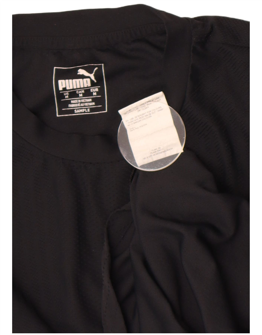 Puma Herren T-Shirt Top Medium Schwarz Polyester