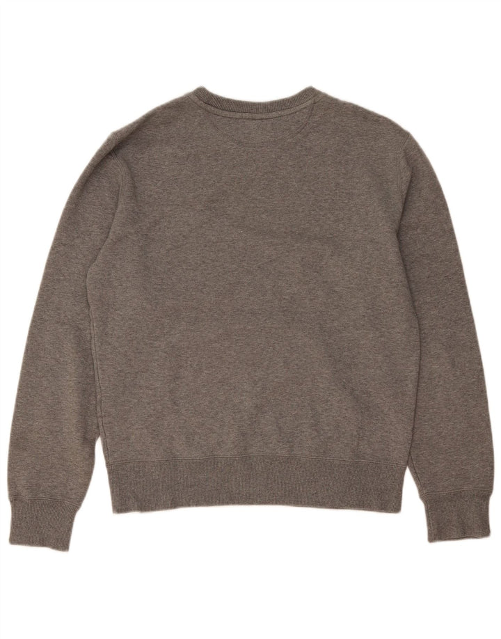 Puma Herren Grafik-Sweatshirt-Pullover Mittelgrau meliert