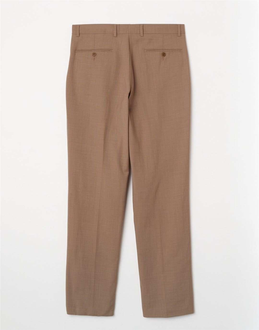 Vintage Herren gerade Anzughose W32 L30 Beige