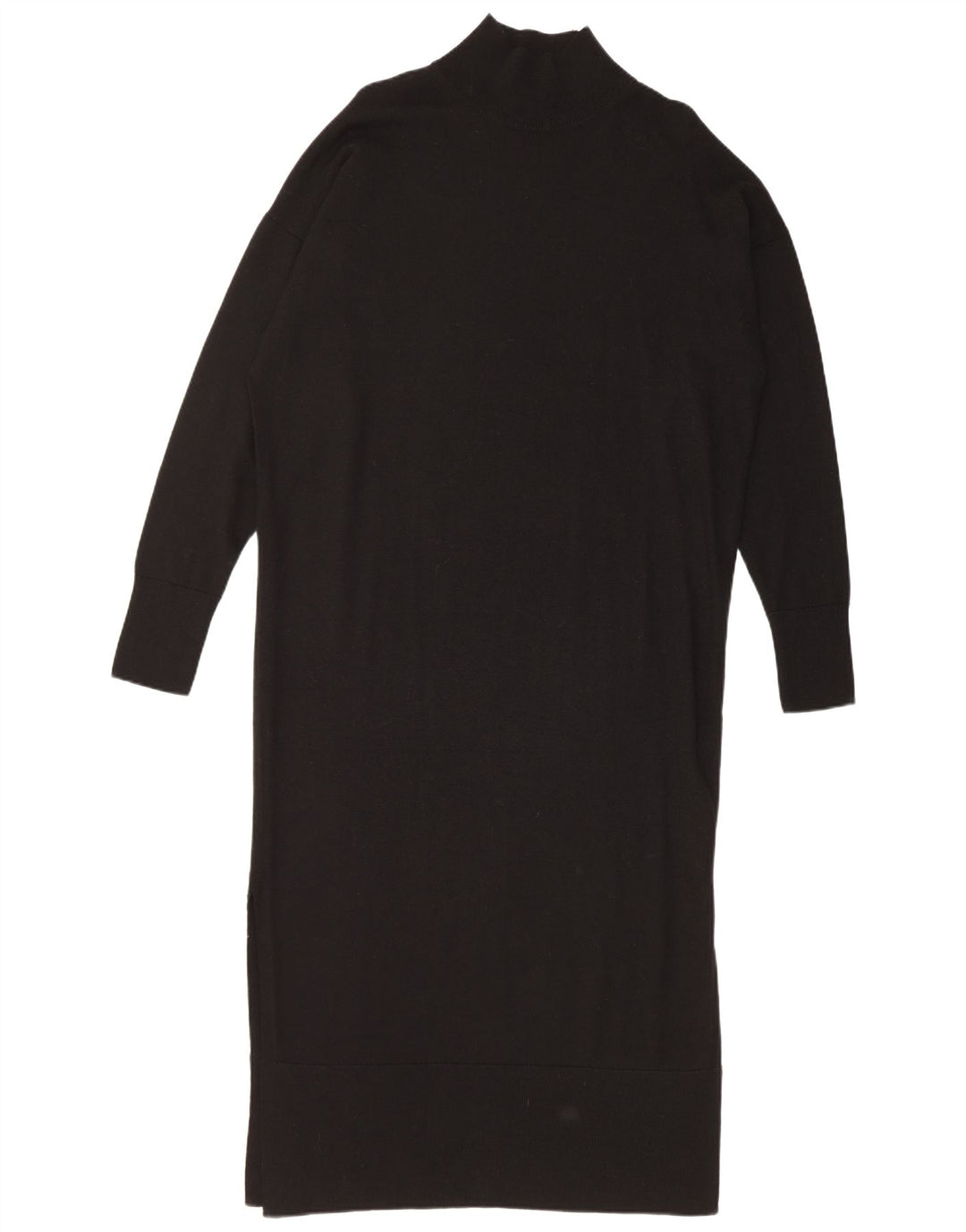 Cos Maxi-Overall-Pulloverkleid für Damen, UK 10, Größe S, schwarze Wolle