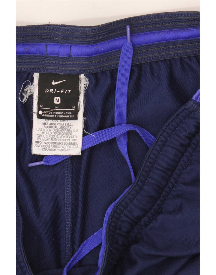 Nike Herren Dri Fit Trainingshose Mittelgroßes marineblaues Farbblock-Polyester