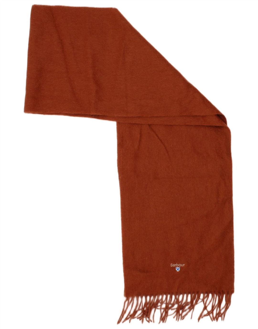 Barbour Herren-Rechteckschal, Einheitsgröße, braune Wolle, klassisch