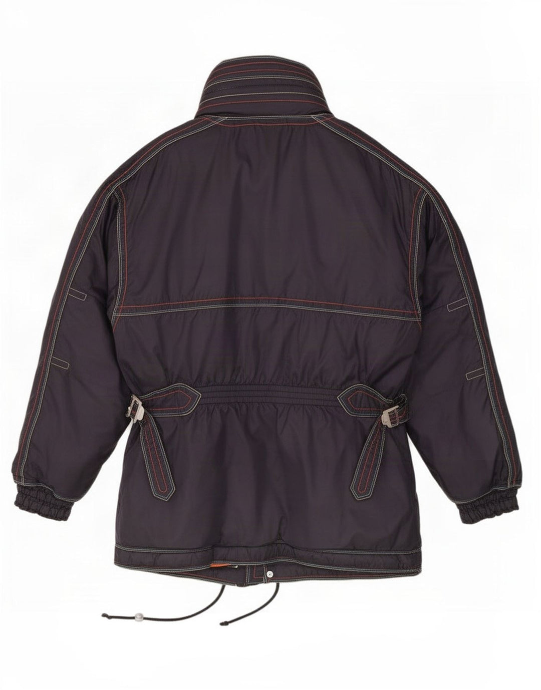 Ellesse Damen-Skijacke mit Kapuze, UK 12, mittelgraues Polyamid