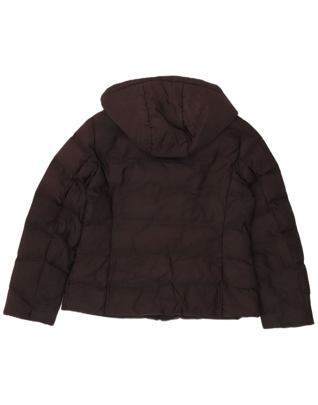 Zara Damen-Jacke mit Kapuze, gepolstert, UK 16, Größe L, Schwarz, Polyester