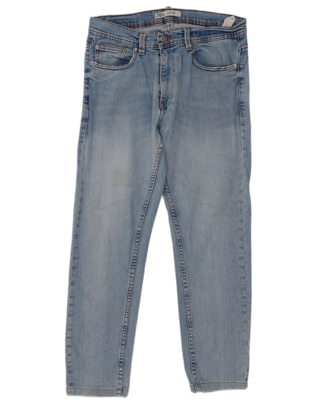 Zara Herren Slim Jeans EU 42 Large W32 L28 Blau