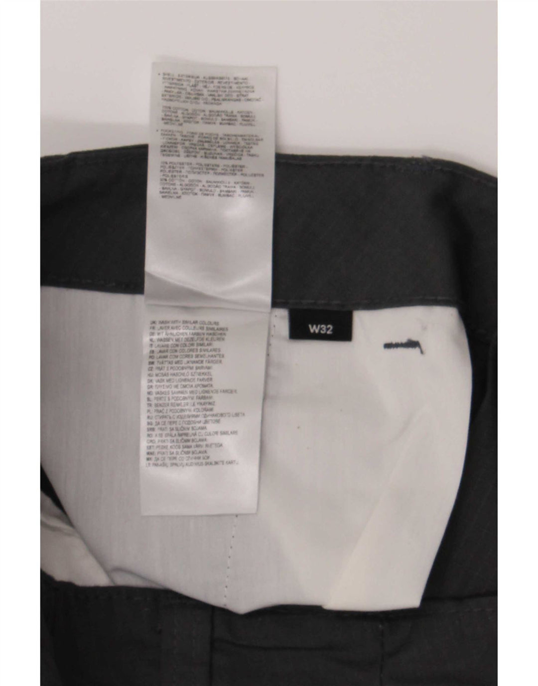 Stadick Herren-Cargohose W32 L32 Graues Polyester