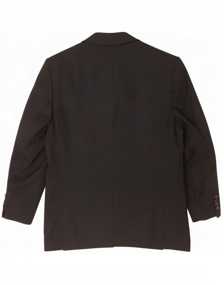 Marks & Spencer Herren-Blazer mit 3 Knöpfen, UK 42, großes graues Polyester