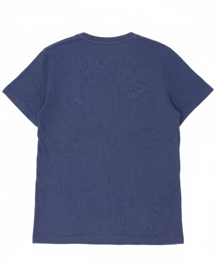 Superdry Herren T-Shirt Top XL Blau Baumwolle