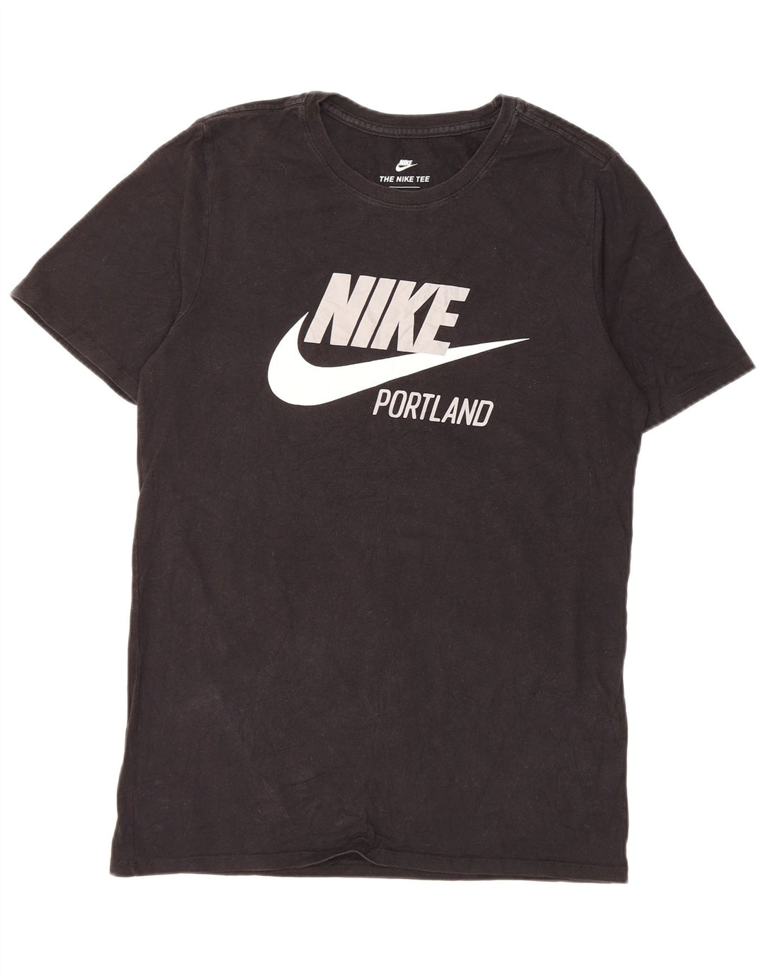 Nike Herren-T-Shirt mit Grafik, Größe S, schwarze Baumwolle