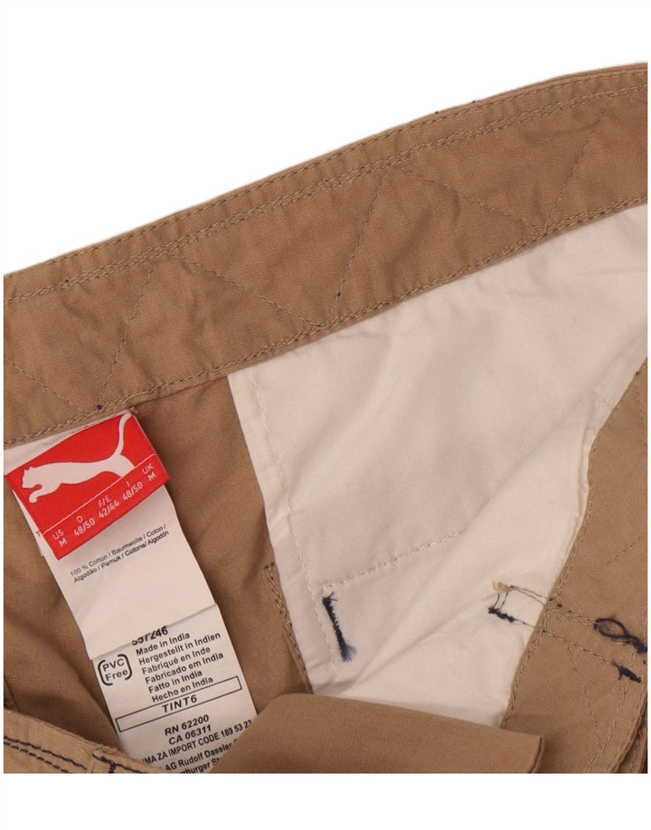 Puma Herren Graphic Cargo Shorts Medium W32 Braune Baumwolle