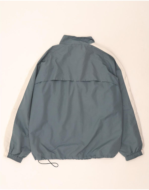 Puma Herren Loose Fit Anorak Jacke UK 38 Mittelblau Farbblock