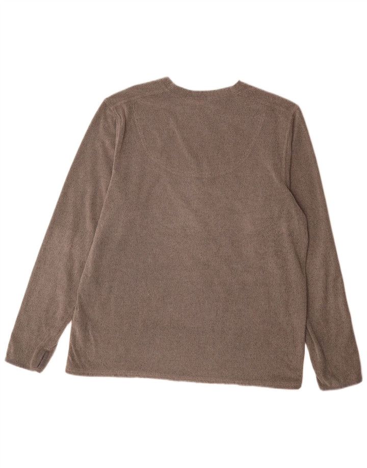 Rohan Herren-Top, langärmelig, mittelgraues Polyester