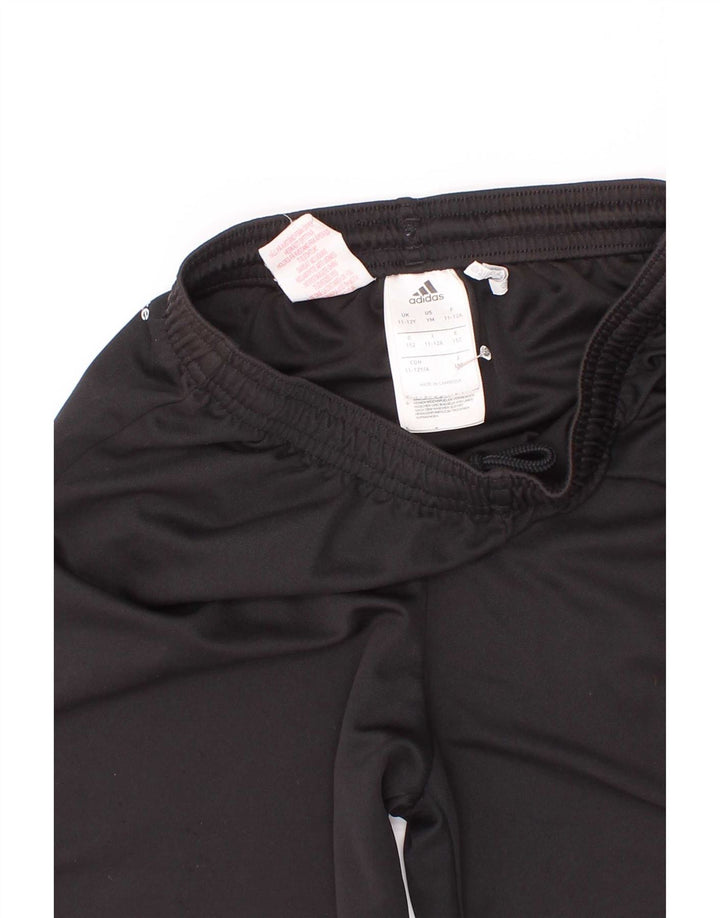 Adidas Sportshorts für Jungen, 11–12 Jahre, schwarzes Polyester