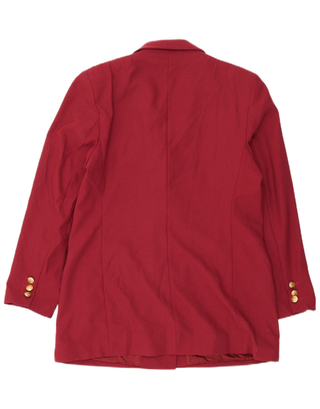 Marks & Spencer Damen-Blazer mit Standard-Passform, UK 16, Größe L, Burgunderrot