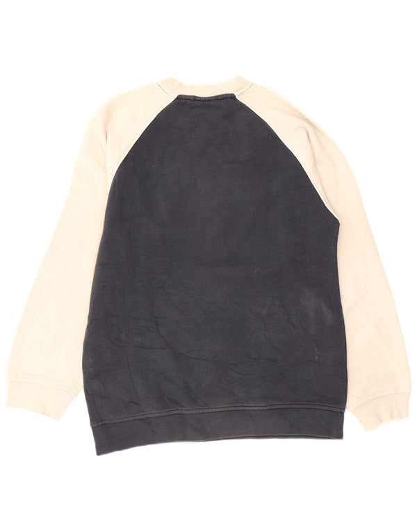 Adidas Sweatshirt mit Grafik für Jungen, 11–12 Jahre, Marineblau, Farbblock