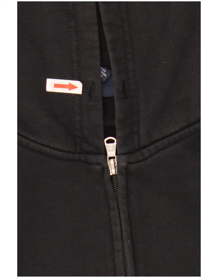 Champion Herren-Kapuzenpullover mit Reißverschluss, groß, aus schwarzer Baumwolle