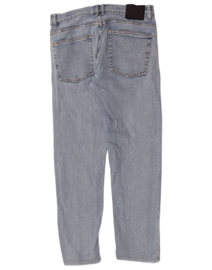 Zara Herren Slim Jeans EU 42 Large W32 L27 Blaue Baumwolle