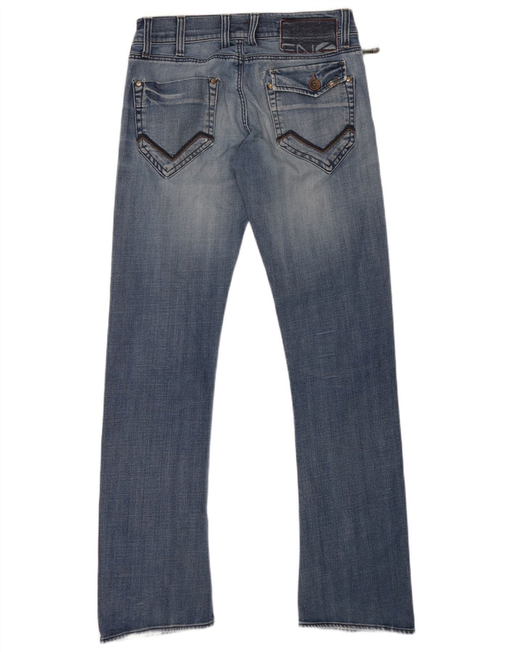 Energie Herren Bootcut Jeans W32 L34 Blaue Baumwolle