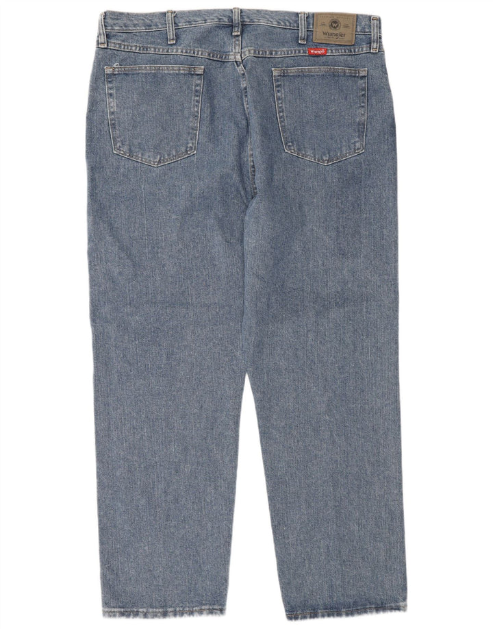 Wrangler Herren Straight Jeans W40 L30 Blaue Baumwolle