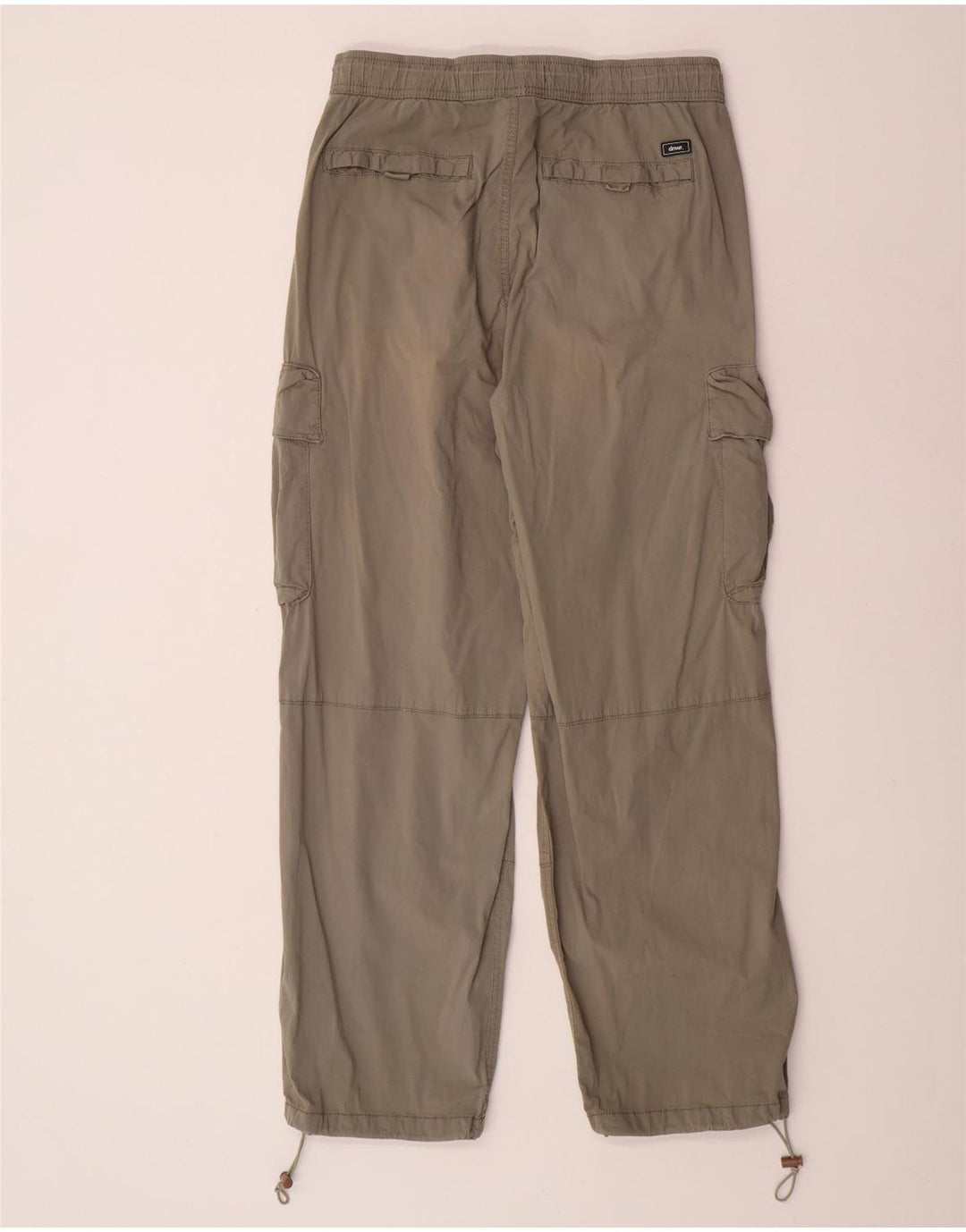 Gerade Cargo-Hose für Herren von Zara, Größe L, W32, L28, Khaki, Baumwolle
