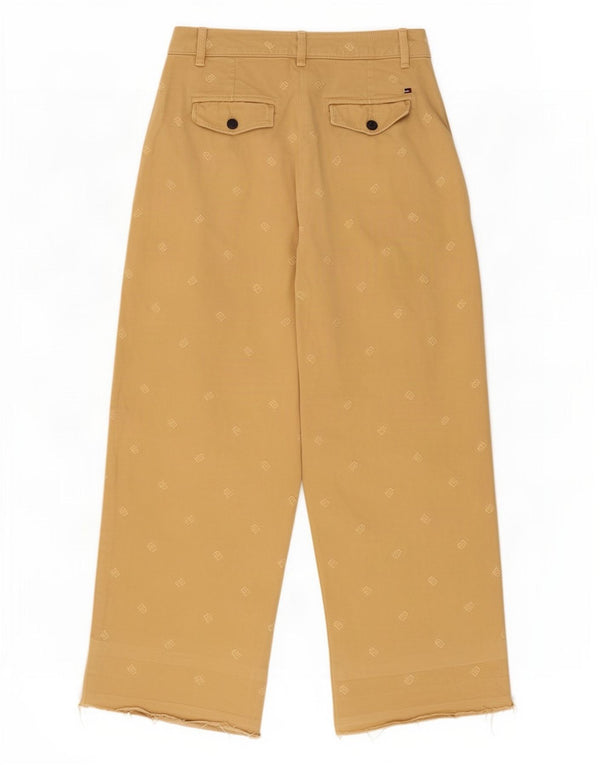 Tommy Hilfiger Damen-Chinohose mit Grafik, Gr. 10, Größe S, W28, L27, Beige