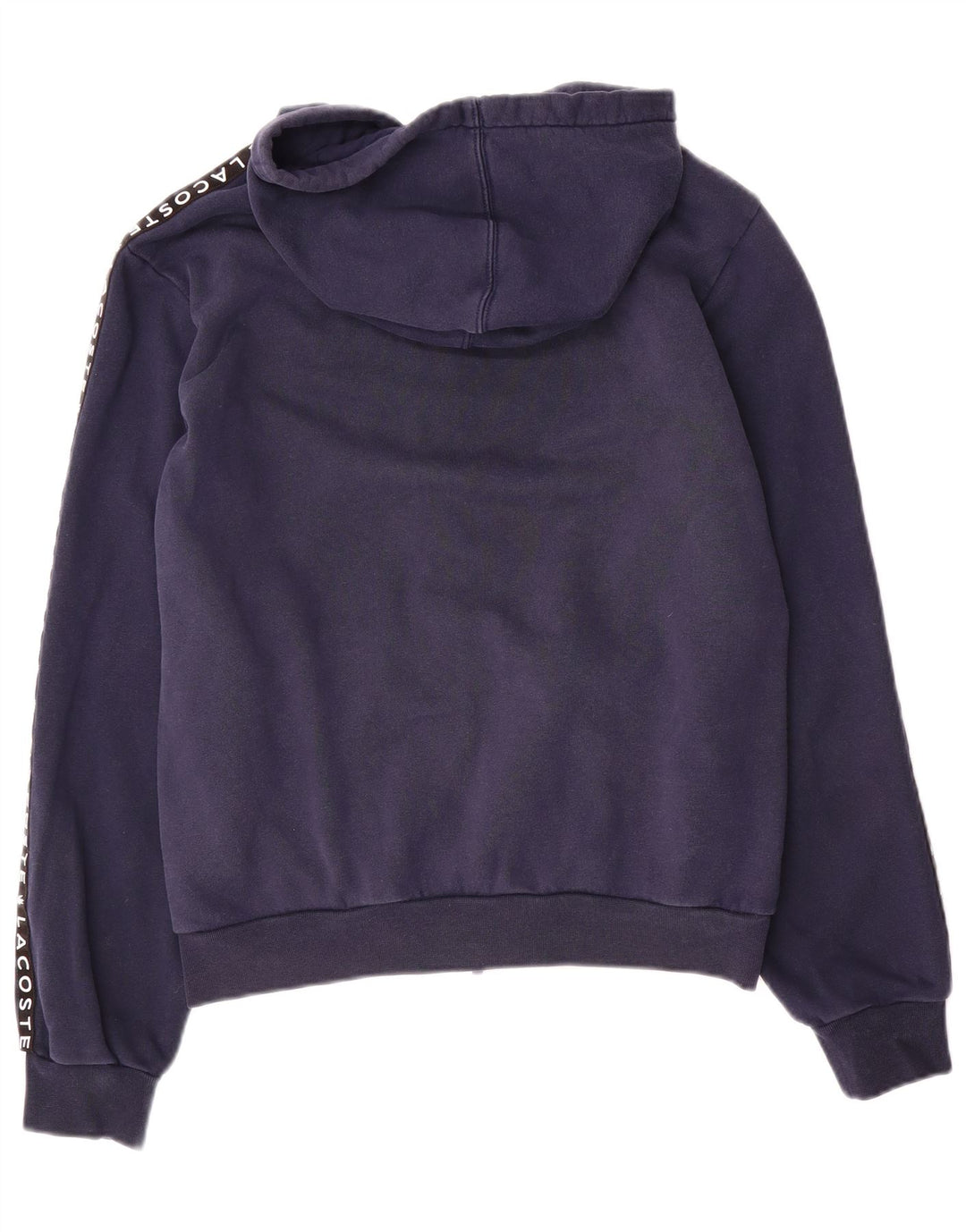 Lacoste Herren-Kapuzenpullover mit grafischem Reißverschluss, Größe 3, klein, Marineblau, Farbblock