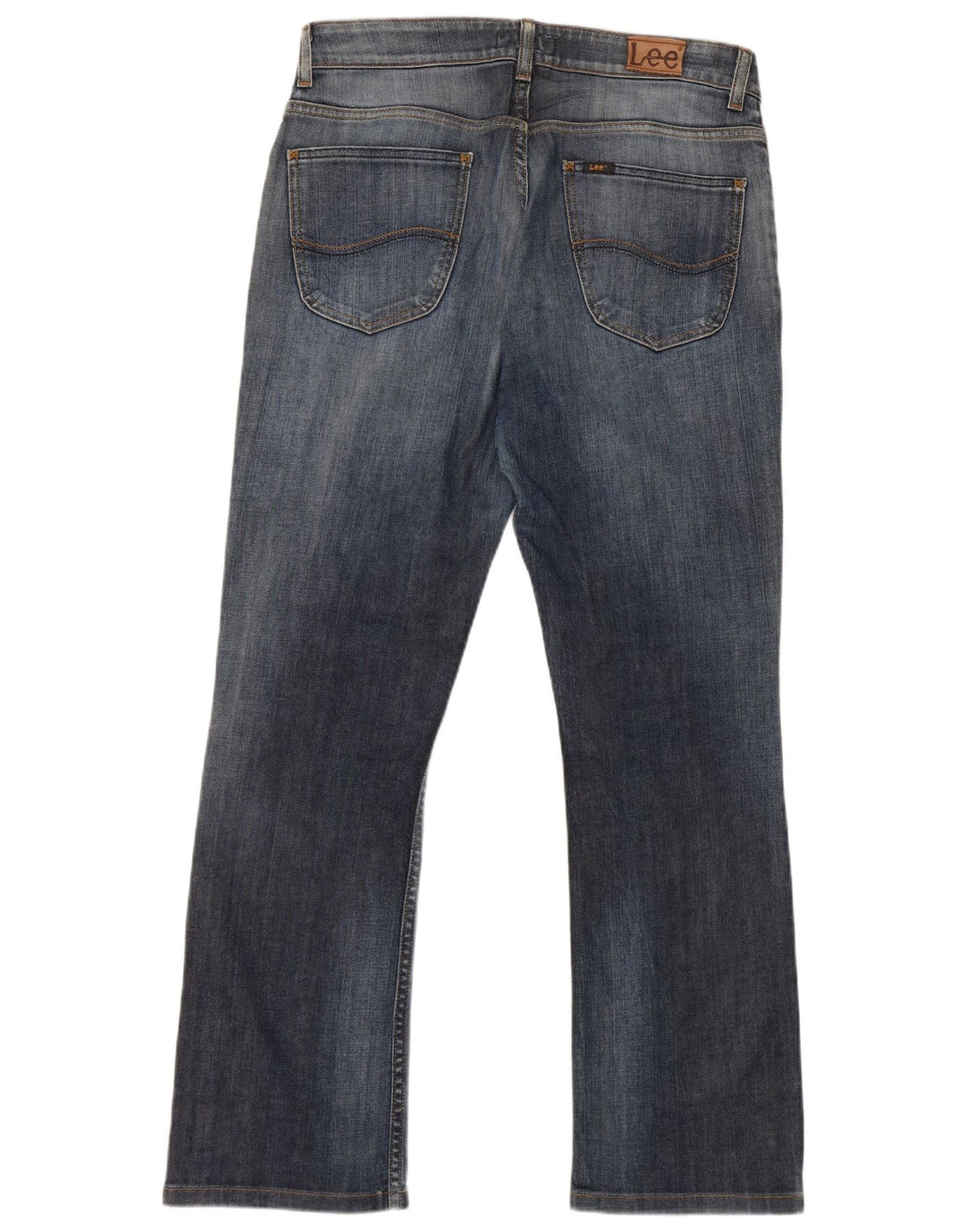 Lee Damen Cameron Bootcut Jeans W34 L28 Blaue Baumwolle