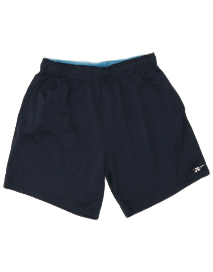 Reebok Herren Sportshorts Medium Marineblau Polyester