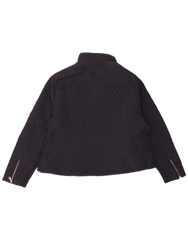 Marks & Spencer Damen Steppjacke UK 22 3XL Marineblau Polyester
