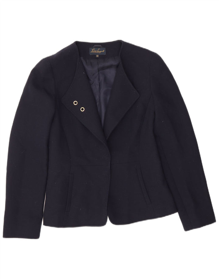 Offene Blazer-Jacke für Damen von Luisa Spagnoli, IT 42, mittleres Marineblau
