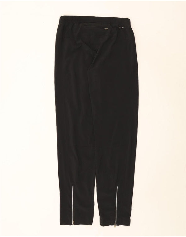 NIKE Damen Dri Fit Trainingshose UK 10 Small Schwarz Polyester