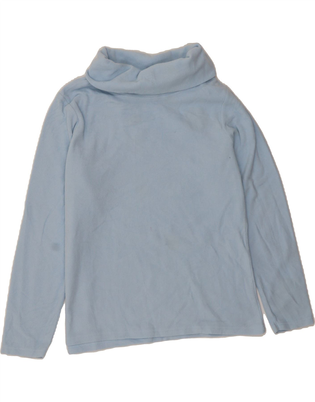 MOUNTAIN WAREHOUSE Womens Roll Neck Fleece Jumper UK 16 Large Blue Vintage Mountain Warehouse and Second-Hand Mountain Warehouse from Messina Hembry 