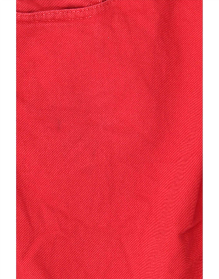 Zara Herren Jeansshorts EU 40 Medium W31 Rot