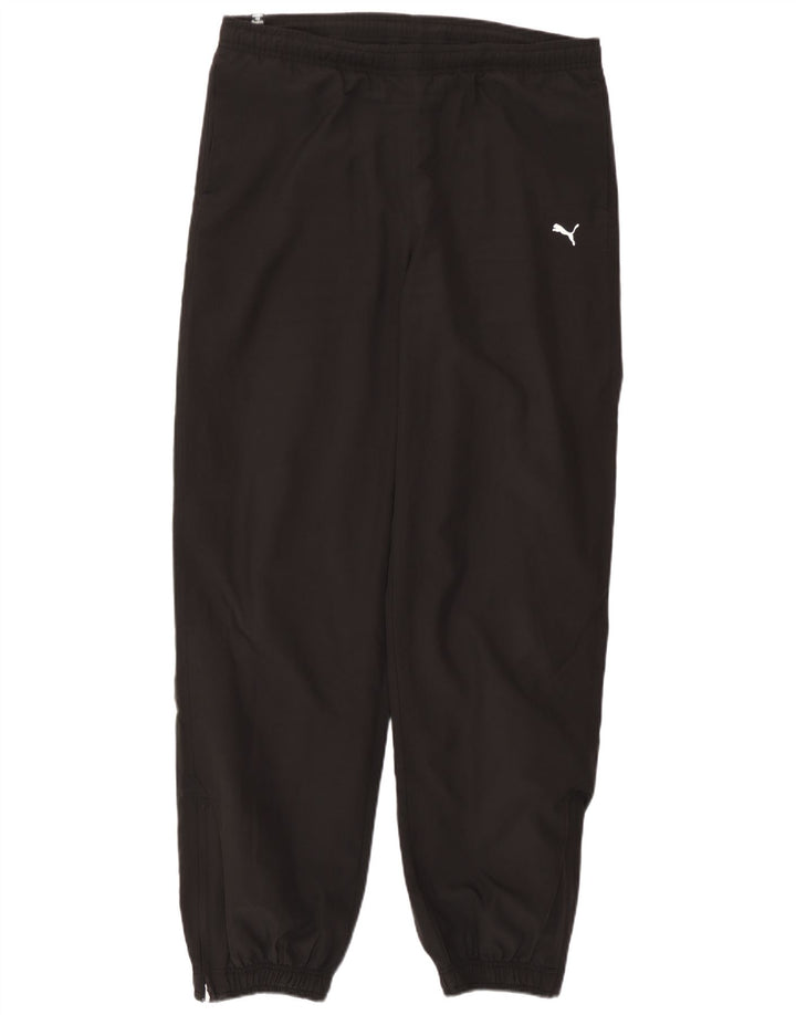 Puma Jungen-Trainingshose, Jogginghose, 15–16 Jahre, schwarzes Polyester