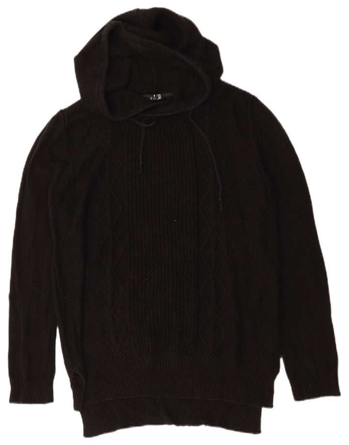 Hurley Damen-Pullover in Übergröße, Gr. 10, Größe S, Schwarz, Baumwolle