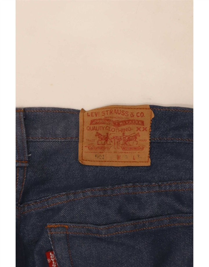 Levi's Damen 501 Straight Jeans W30 L28 Marineblau
