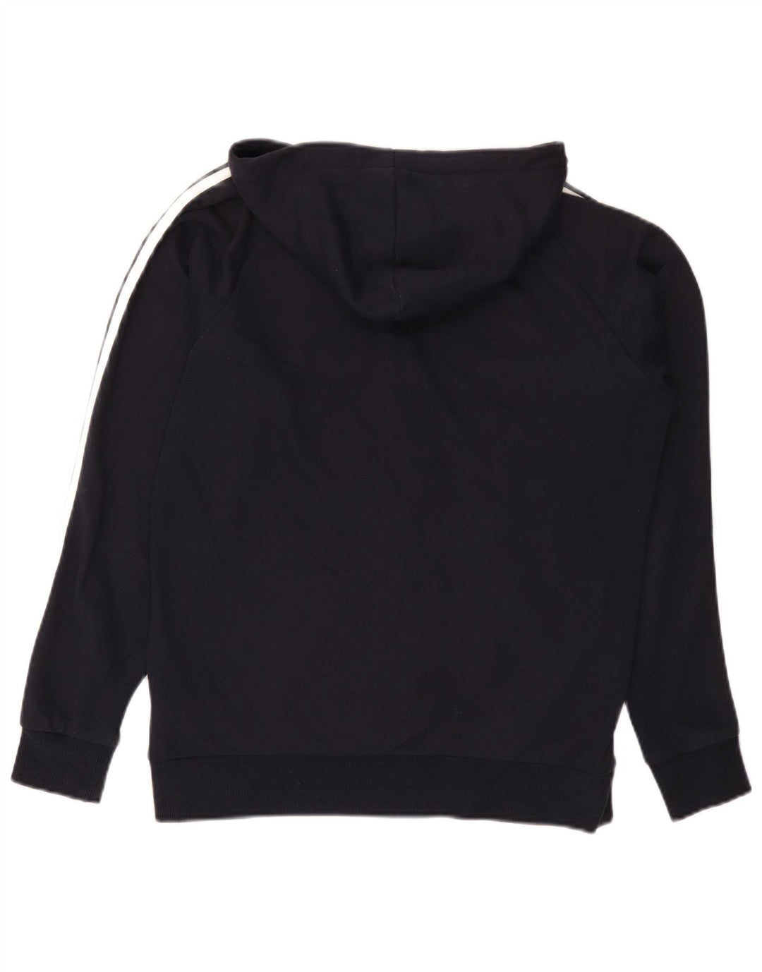 Adidas Herren-Kapuzenpullover mit Reißverschluss, mittlere marineblaue Baumwolle