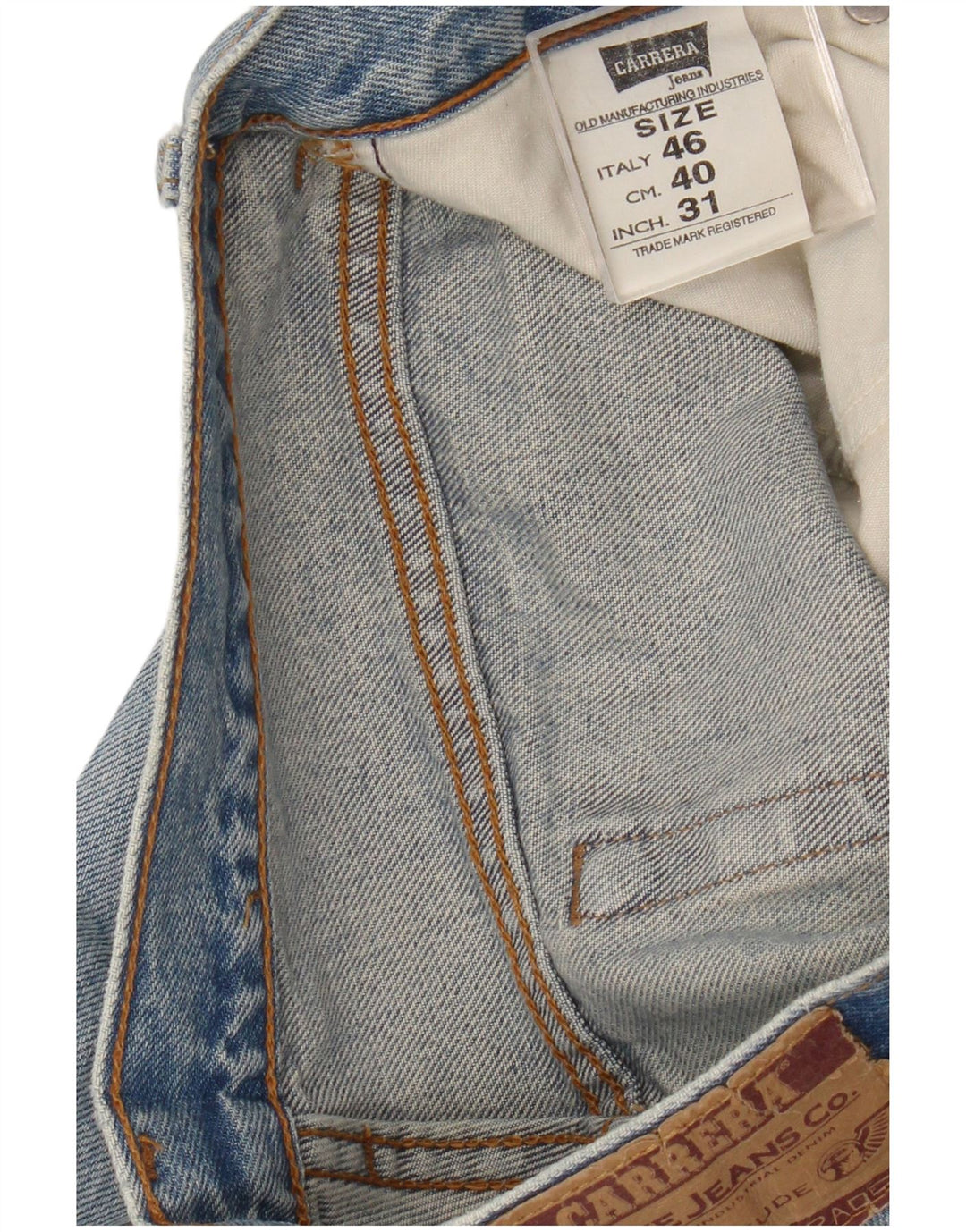 Carrera Herren Distressed Slim Jeans W31 L33 Blaue Baumwolle