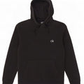Calvin Klein Herren-Golf-Hoodie-Pullover aus mittelschwarzer Baumwolle