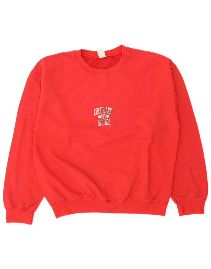Urban Outfitters Herren-Sweatshirt mit Grafik, Größe S, Rot