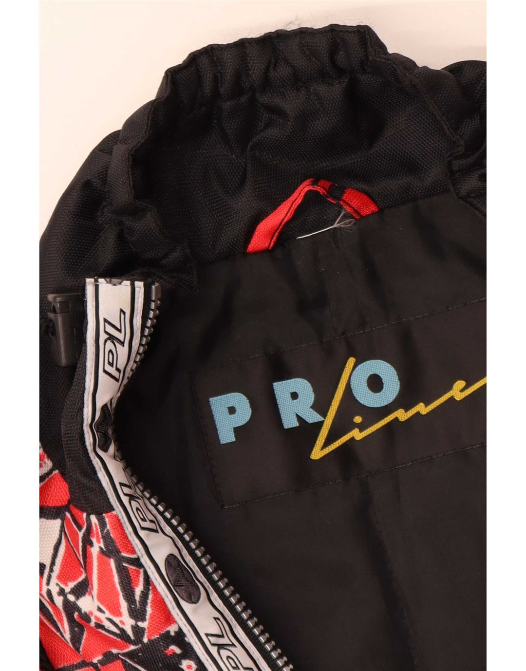 Proline Mens Graphic Anorak Jacke UK 40 Großes rotes geometrisches Polyamid