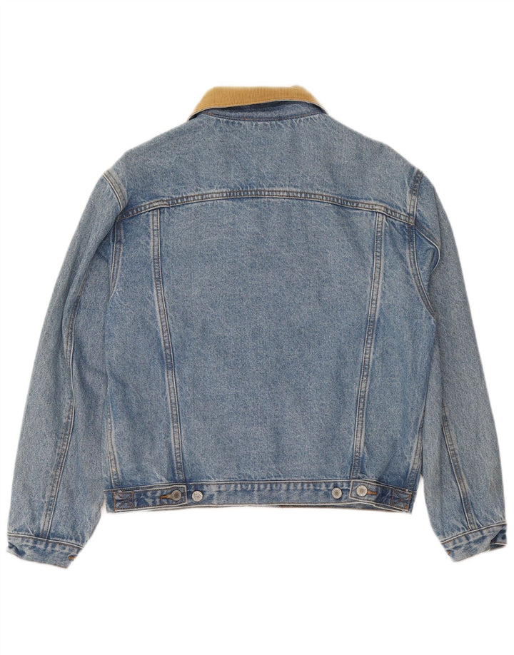 J.Galt Herren Jeansjacke UK 36 Small Blaue Baumwolle