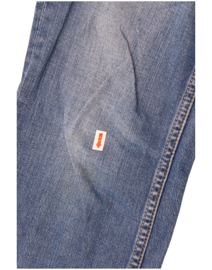 Fat Face Damen Distressed Straight Jeans W30 L28 Blaue Baumwolle