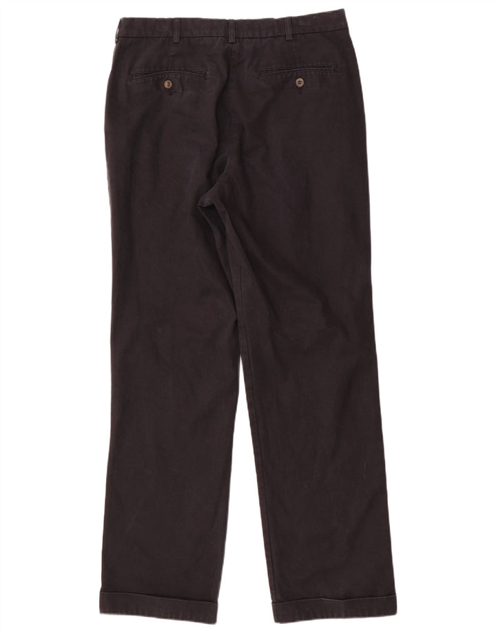 Marks & Spencer Herren-Anzughose mit Pegged-Anzug, W34, L31, schwarze Baumwolle