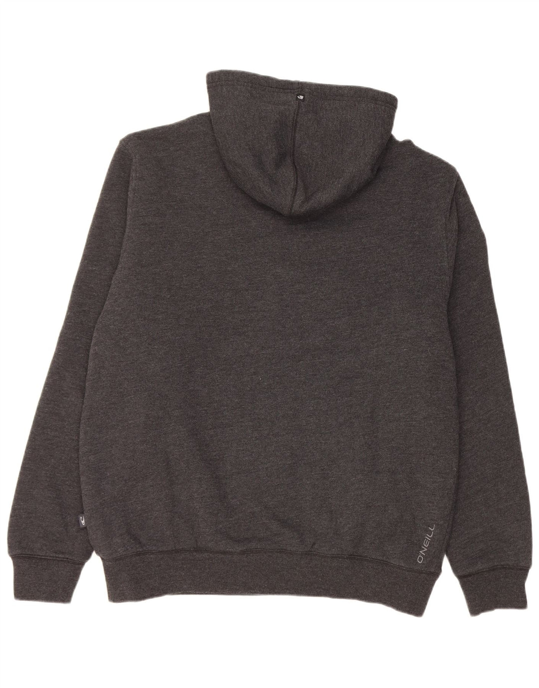 O'Neill Herren-Kapuzenpullover mit Reißverschluss, groß, graue Baumwolle